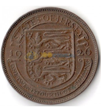 Джерси 1926 1/24 шиллинга