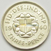 Великобритания 1940 3 пенса
