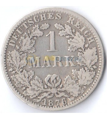 Германия 1876 1 марка A (F-VF)