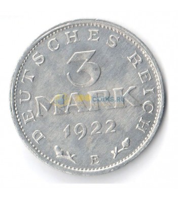 Германия 1922 3 марки E