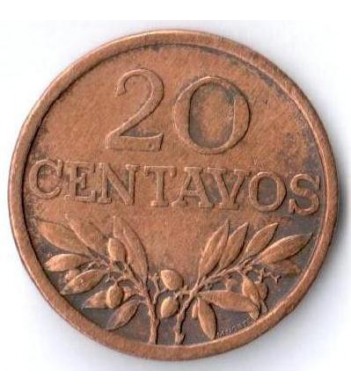 Португалия 1970 20 сентаво