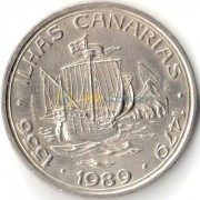 Португалия 1989 100 эскудо Открытие Канарских островов
