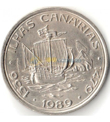 Португалия 1989 100 эскудо Открытие Канарских островов