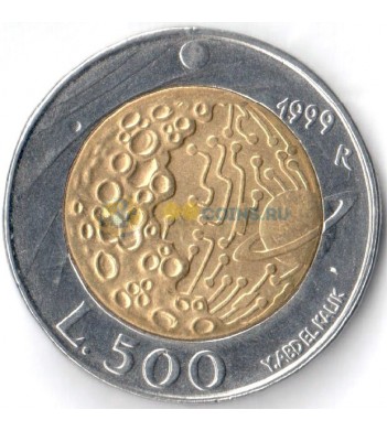 Сан-Марино 1999 500 лир Луна