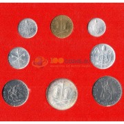 Ватикан 1967 набор 8 монет в буклете