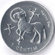 Андорра 2002 1 сантим Агнец Божий