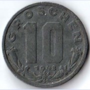 Австрия 1947-1949 10 грошей