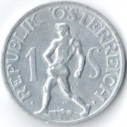 Австрия 1952 1 шиллинг