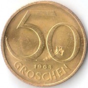 Австрия 1964 50 грошей