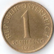 Австрия 1984 1 шиллинг