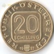 Австрия 1987 20 шиллингов 300 лет со дня рождения Зальцбургского Архиепископа графа Туна