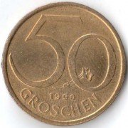 Австрия 1990 50 грошей