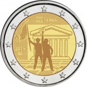 Бельгия 2018 2 евро Студенческие волнения