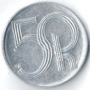 Чехия 2002 50 геллеров