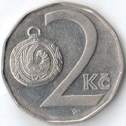Чехия 1993 2 кроны
