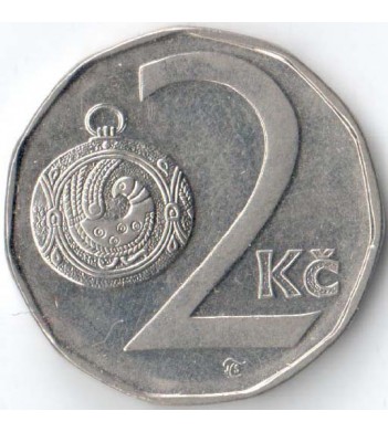 Чехия 1993 2 кроны
