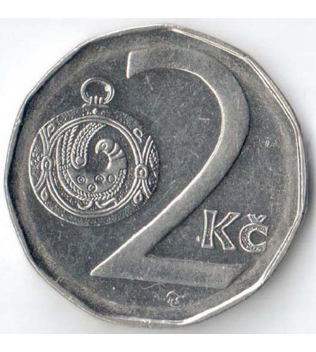 Чехия 1995 2 кроны