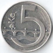 Чехия 1994 5 крон