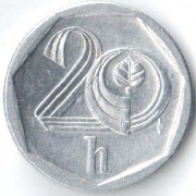 Чехия 2001 20 геллеров
