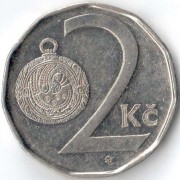 Чехия 2002 2 кроны