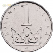 Чехия 2016 1 крона