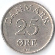 Дания 1949 25 эре