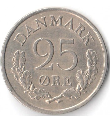 Дания 1960 25 эре