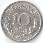 Дания 1972 10 эре