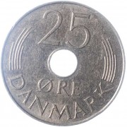 Дания 1978 25 эре