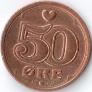 Дания 2014 50 эре