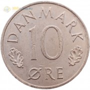 Дания 1973-1988 10 эре