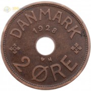 Дания 1927-1940 2 эре
