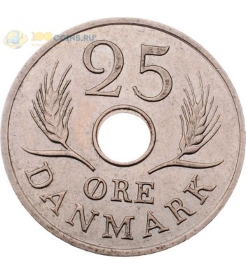 Дания 1966-1972 25 эре