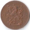 Финляндия 1921 1 пенни