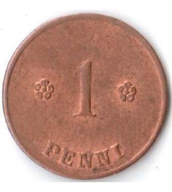 Финляндия 1921 1 пенни