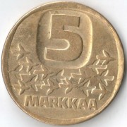 Финляндия 1991 5 марок