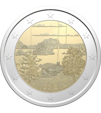 Финляндия 2018 2 евро Финская сауна