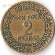 Франция 1920-1927 2 франка