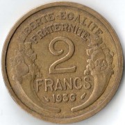 Франция 1936 2 франка