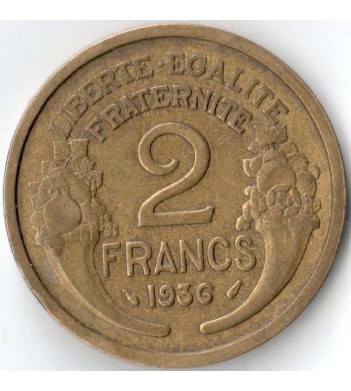 Франция 1936 2 франка