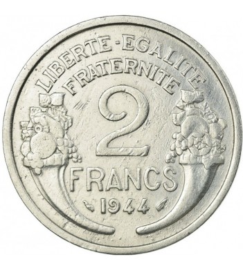 Франция 1958 2 франка (1941-1959)
