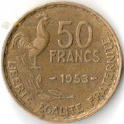 Франция 1953 50 франков