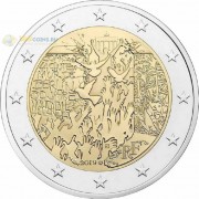Франция 2019 2 евро 30 лет Падения Берлинской стены