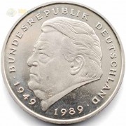 ФРГ 1990-2001 2 марки Франц Йозеф Штраус