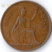 Великобритания 1937-1948 1 пенни