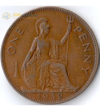Великобритания 1937-1948 1 пенни