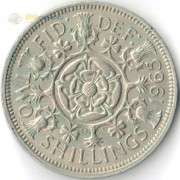 Великобритания 1965 2 шиллинга