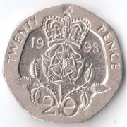 Великобритания 1993 20 пенсов