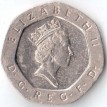 Великобритания 1993 20 пенсов