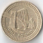 Великобритания 2004 1 фунт Форт-Бридж